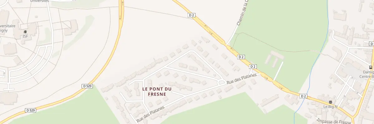 Plan du 6 Rue des Marronniers à Damigny