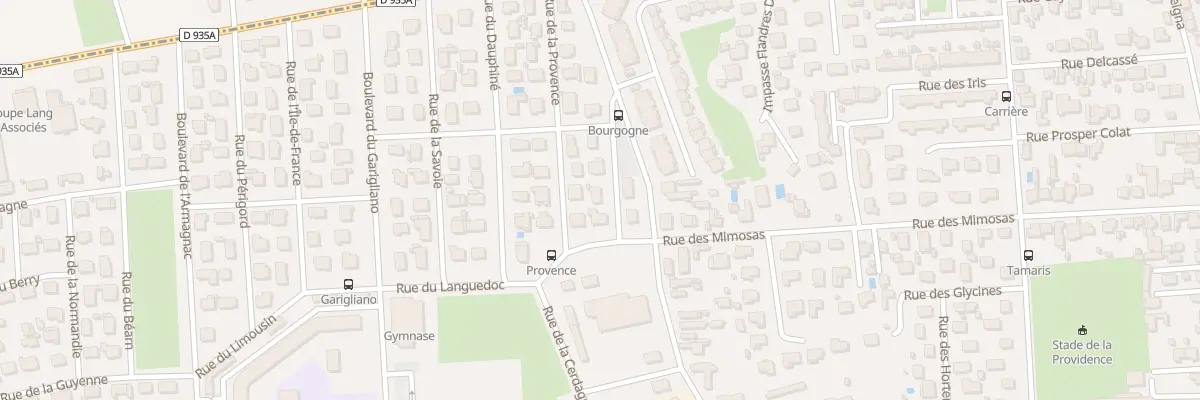 Plan du 3 Rue du Roussillon à Tarbes