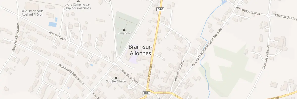 Plan du 9 Rue de Vauzelles à Brain-sur-Allonnes