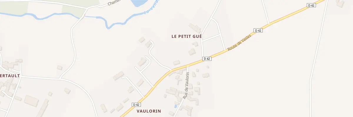 Plan du 12B Rte de Vasles à Ayron
