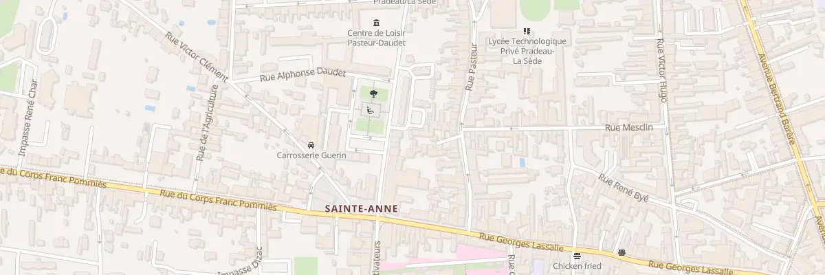 Plan du 10 Rue André Breyer à Tarbes