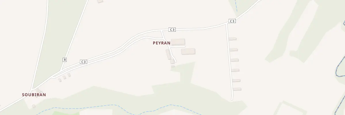 Plan du 142 Peyran à Parleboscq