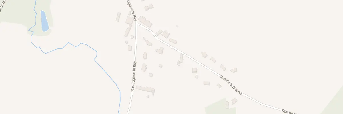 Plan du 2Z Rue de la Billette à Moulin-Neuf