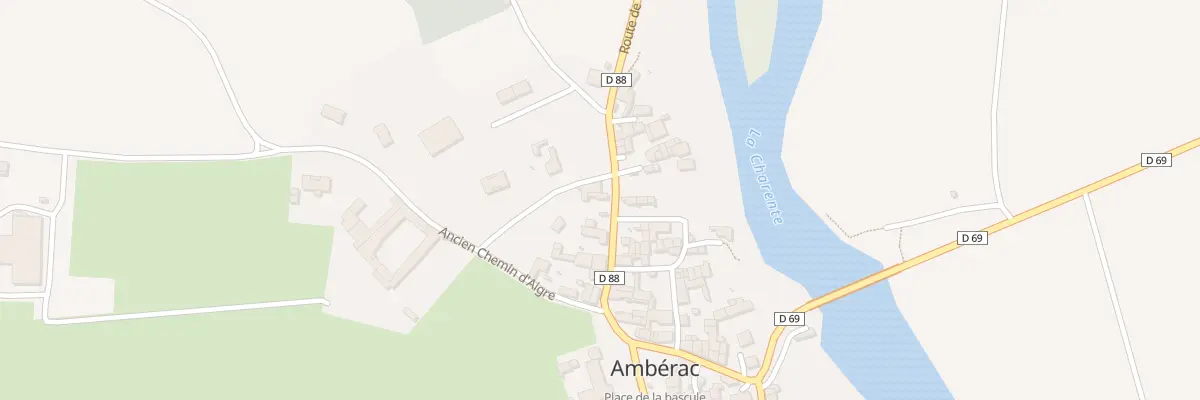 Plan du 7 Rte de Chives à Ambérac
