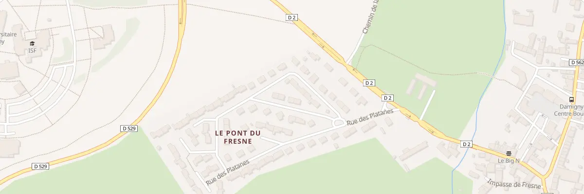 Plan du 4 Rue des Marronniers à Damigny
