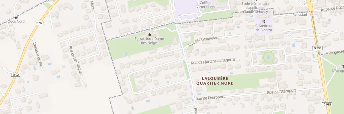 Plan du 3 Rue de la Laque à Laloubère