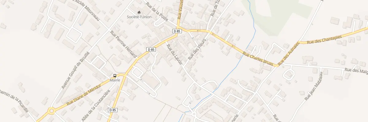 Plan du 1 Rue des Fleurs à Brain-sur-Allonnes