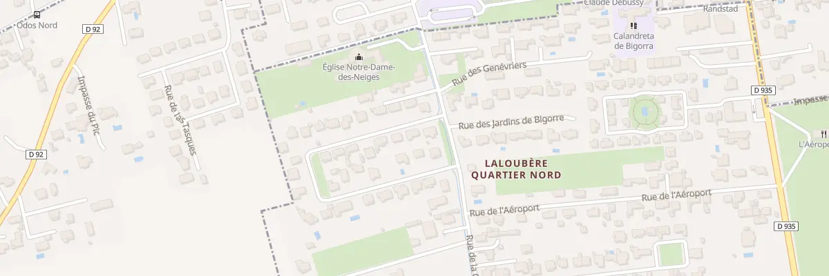 Plan du 4 Rue de la Laque à Laloubère