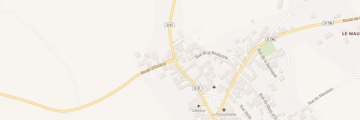 Plan du 16 Rte de Souvigné à Tusson