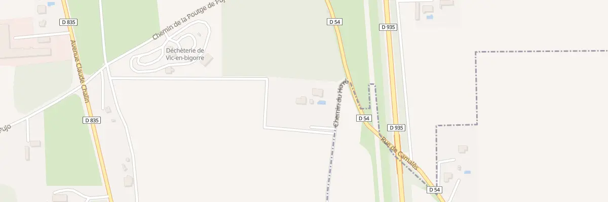 Plan du 88 Che du Herre à Vic-en-Bigorre