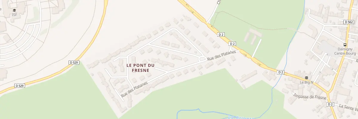 Plan du 1 Rue des Marronniers à Damigny