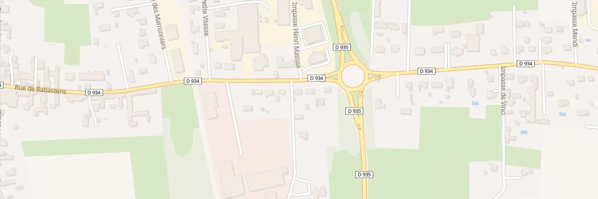 Plan du 14 Av du Régiment de Bigorre à Vic-en-Bigorre