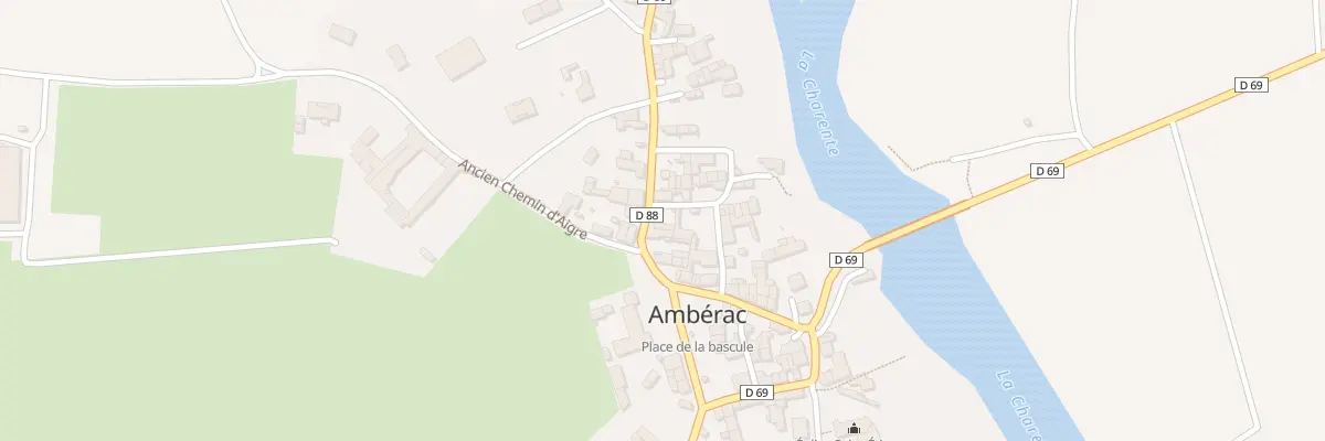 Plan du 2 Rte de Chives à Ambérac
