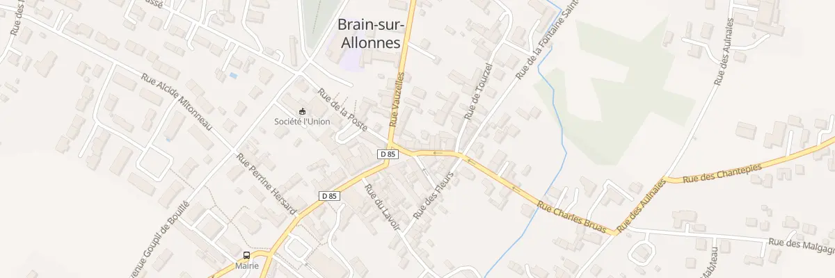 Plan du 9 Rue Charles Bruas à Brain-sur-Allonnes