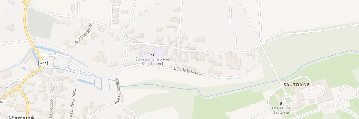 Plan du 3 Rue de la Source à Martaizé
