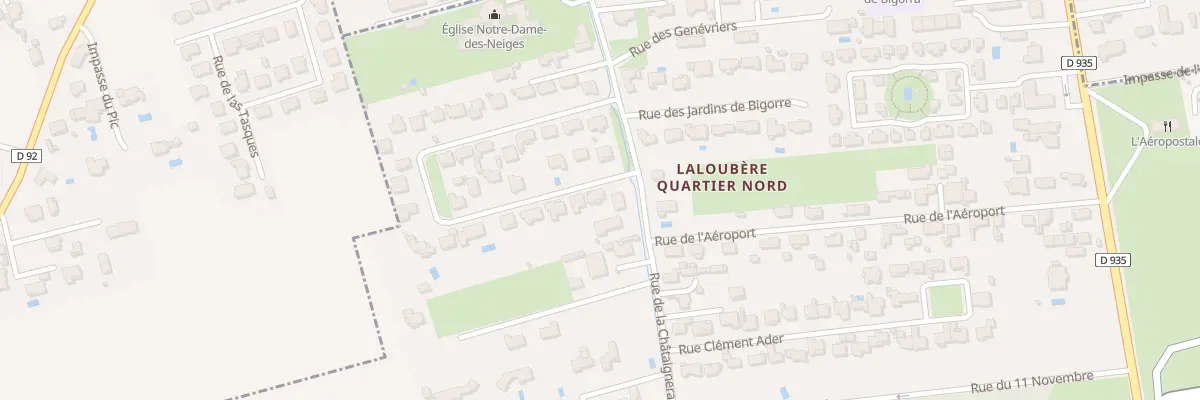Plan du 43 Rue de la Laque à Laloubère