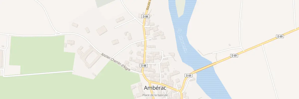 Plan du 8 Rte de Chives à Ambérac