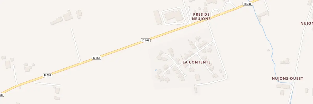 Plan du 6 La Contente à Monségur