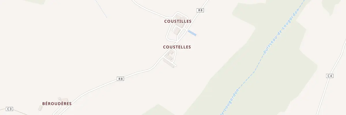Plan du 5091 A Panjas à Avéron-Bergelle