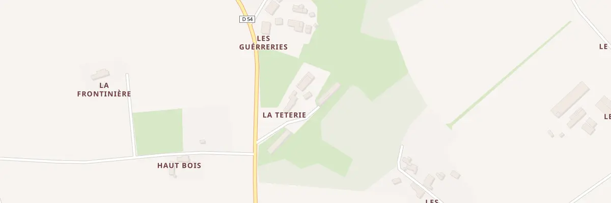 Plan du 5457 La Teterie à Luché-Pringé