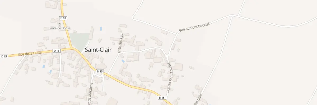 Plan du 8 Rue du Camping à Saint-Clair
