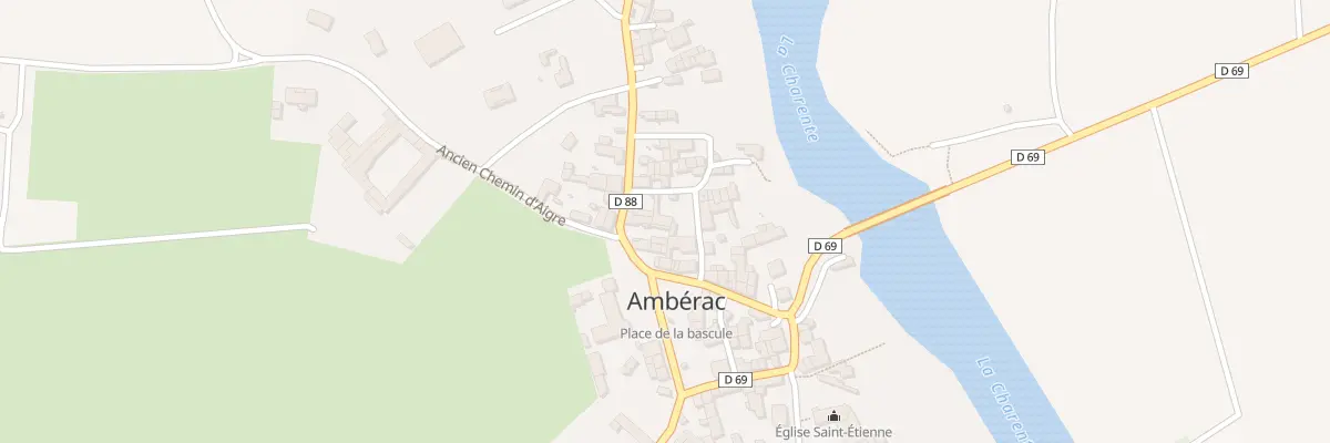 Plan du 1 Rte des Granges à Ambérac