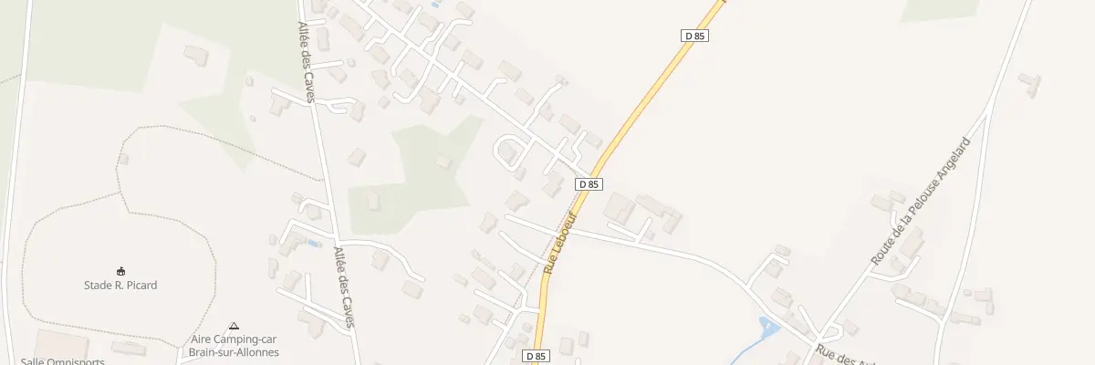 Plan du 1 Rue de Marconnay à Brain-sur-Allonnes