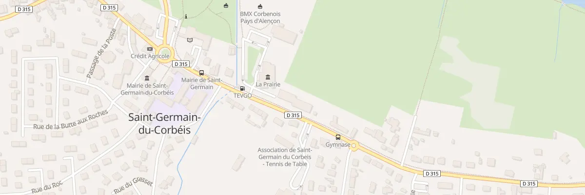 Plan du 19T Rue du Général Leclerc à Saint-Germain-du-Corbéis