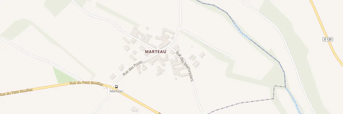 Plan du 2 Rue des Marronniers à Saint-Saturnin
