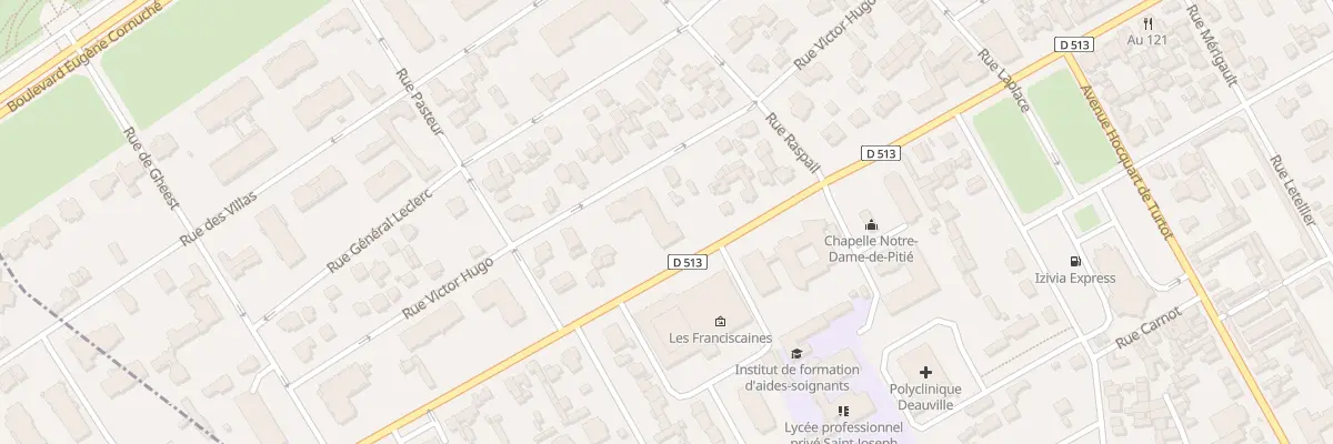 Plan du 135 Rue Victor Hugo à Deauville