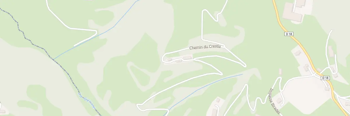 Plan du 8 Che du Crestia à Astugue