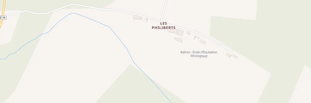 Plan du 3 Les Philiberts à Fossès-et-Baleyssac