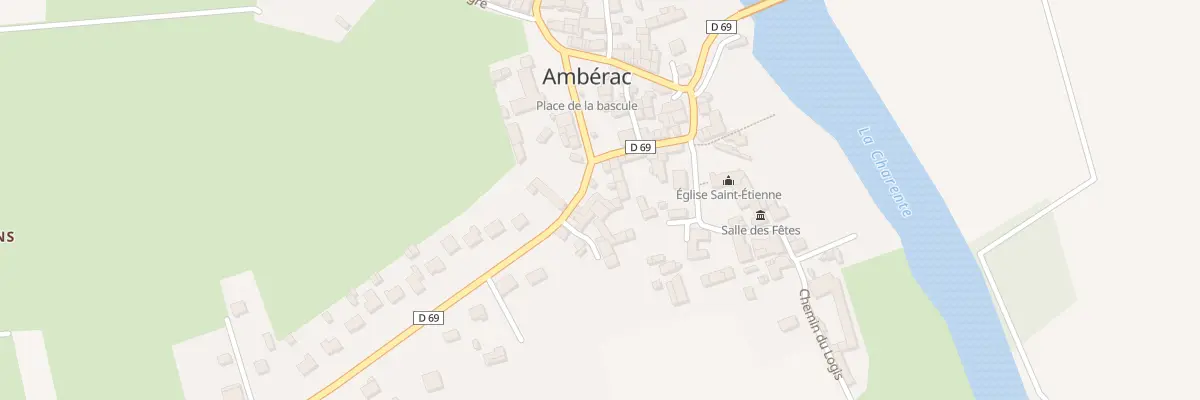Plan du 3 Rte de Marcillac à Ambérac