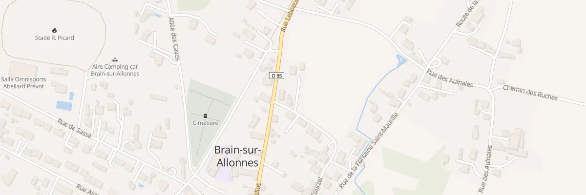 Plan du 20 Rue de Vauzelles à Brain-sur-Allonnes