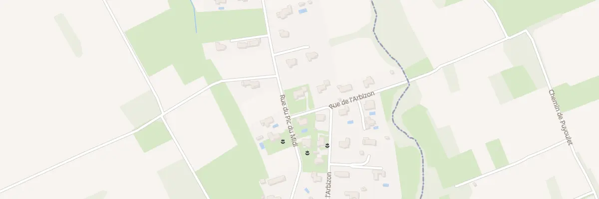 Plan du 1 Rue de l’Arbizon à Odos
