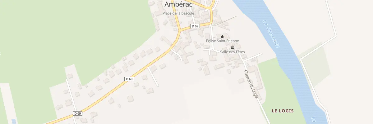 Plan du 5175 Le Bourg à Ambérac