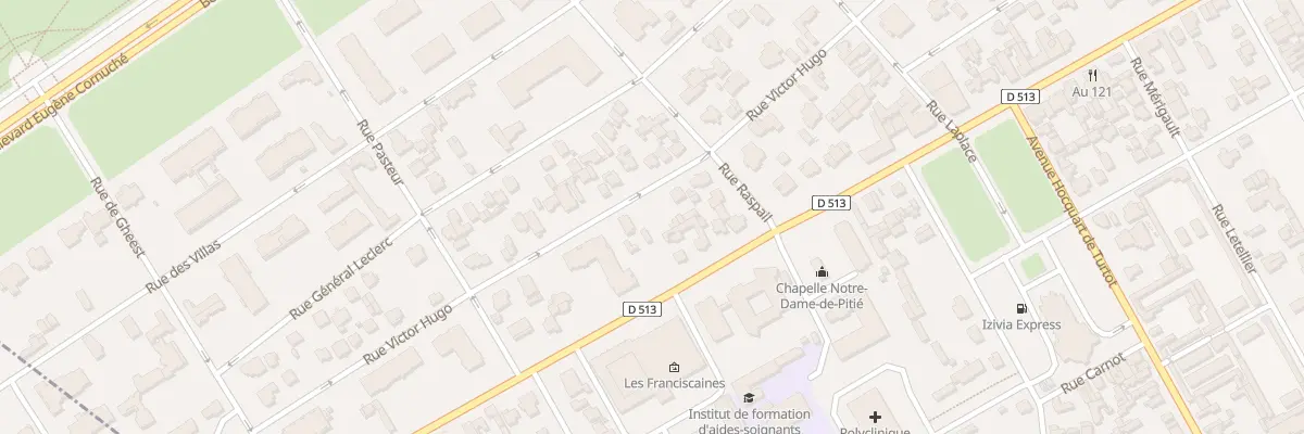Plan du 129 Rue Victor Hugo à Deauville