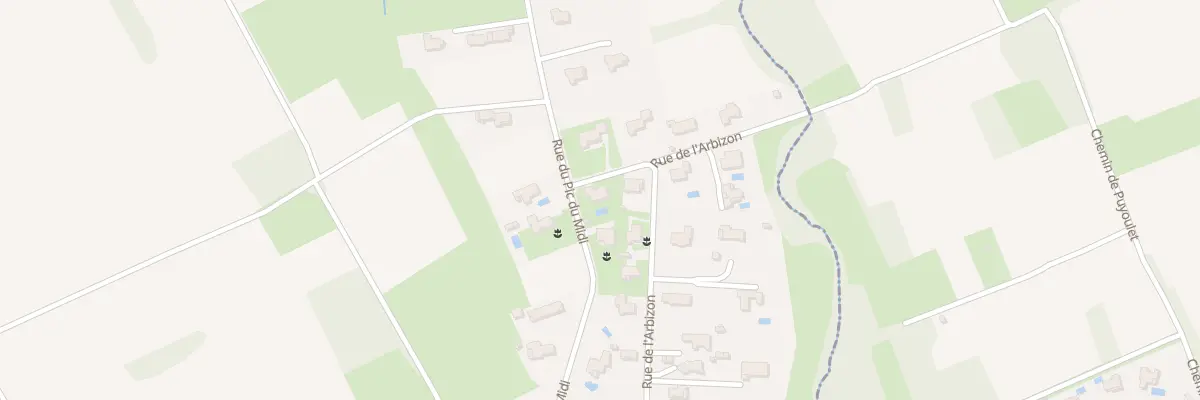 Plan du 2 Rue de l’Arbizon à Odos