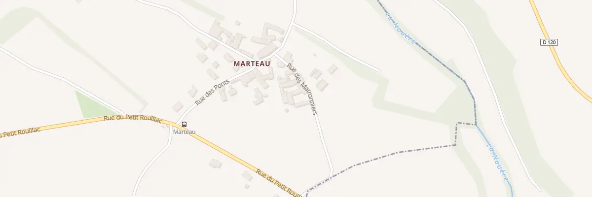 Plan du 8 Rue des Marronniers à Saint-Saturnin