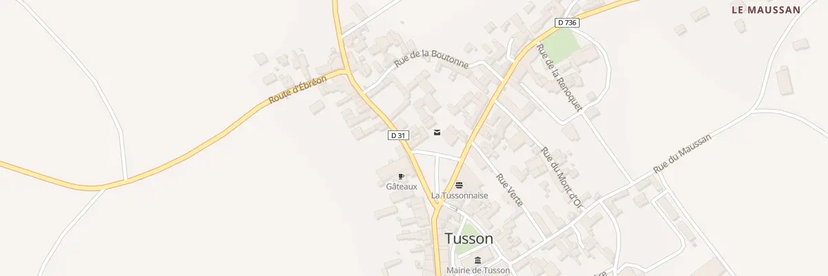 Plan du 5041 Le Bourg à Tusson