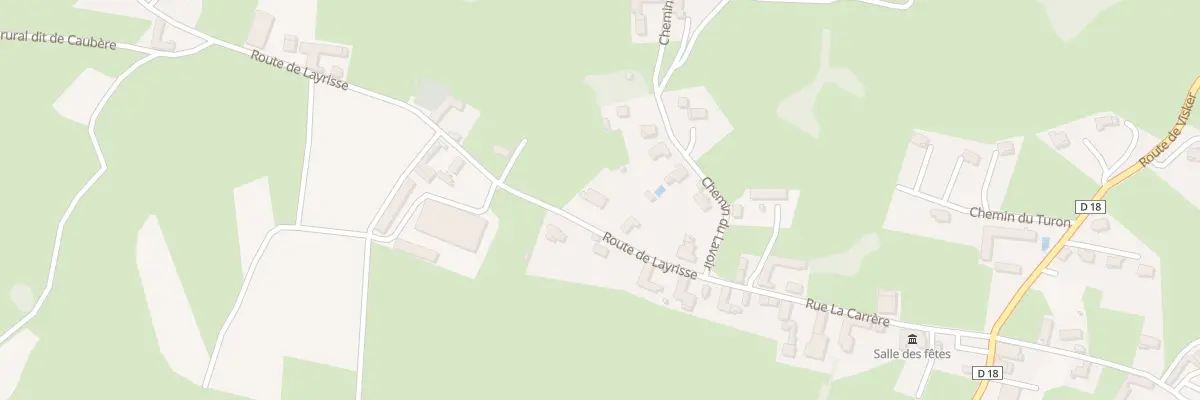 Plan du 8 Rte de Layrisse à Loucrup