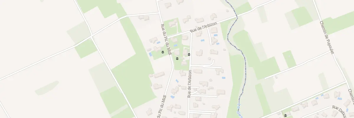Plan du 74 Rue du Pic du Midi à Odos