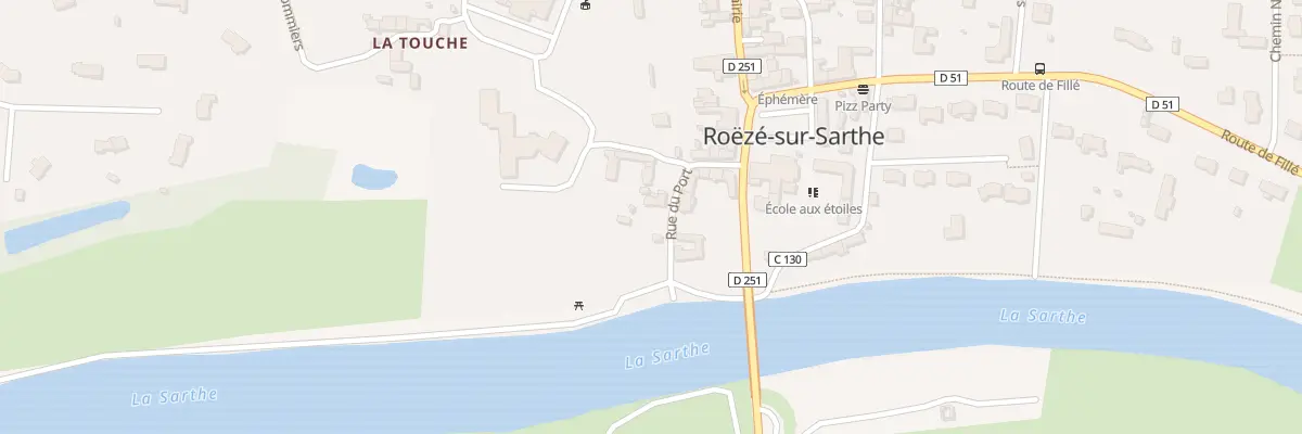 Plan du 10 Rue du Port à Roëzé-sur-Sarthe