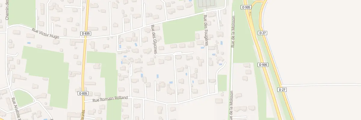 Plan du 8 Rue des Glycines à Andrest