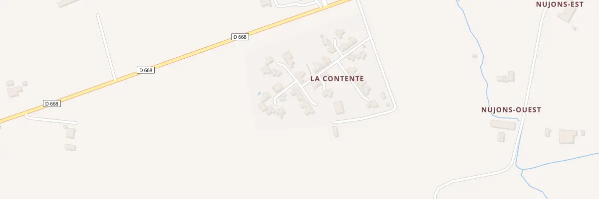 Plan du 18 La Contente à Monségur