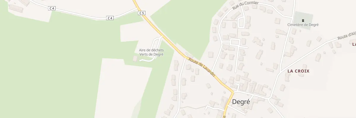 Plan du 1 Rue de l’Arche à Degré