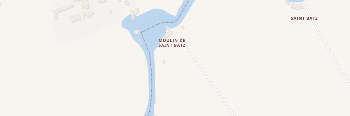 Plan du 2 Moulin de Saint Batz au Puy