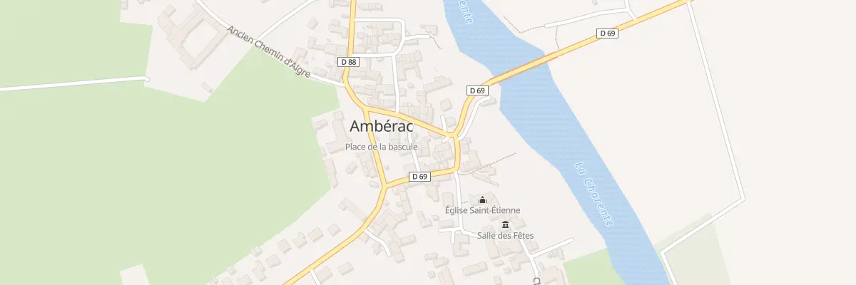 Plan du 4 Rte des Granges à Ambérac
