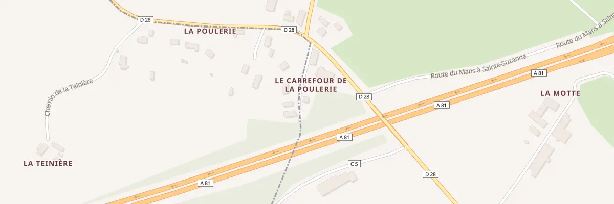 Plan du 5109 La Poulerie à Degré