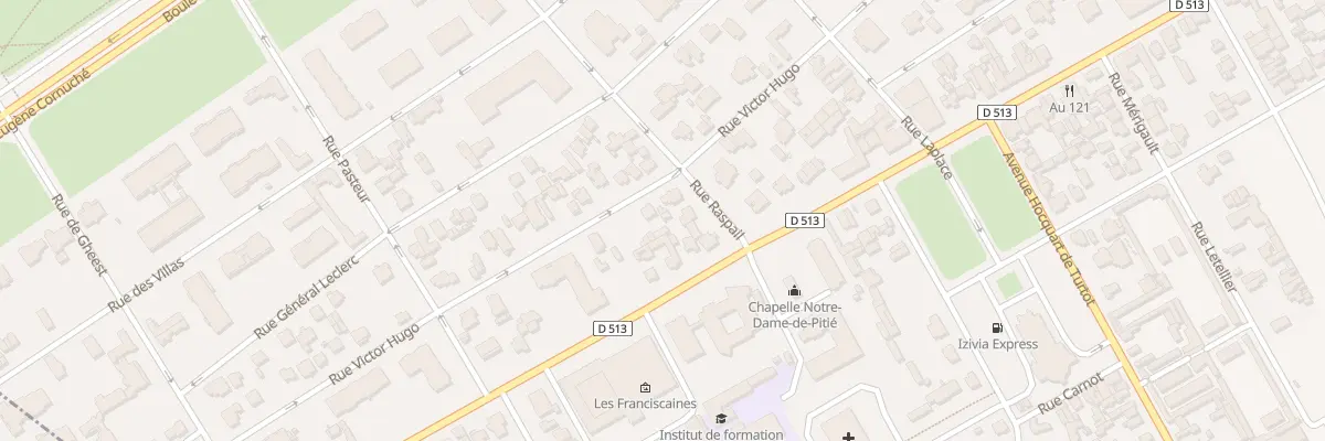 Plan du 125B Rue Victor Hugo à Deauville
